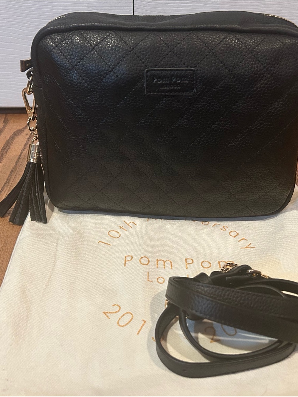 Pom Pom London Black Quilted City Plus
